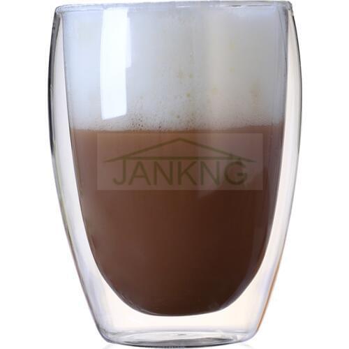 2 Pcs Heat-resistant Double Wall Glass Cup Beer Coffee Cup Set Handmade Creative Beer Mug Tea glass Whiskey Glass Cups Drinkware