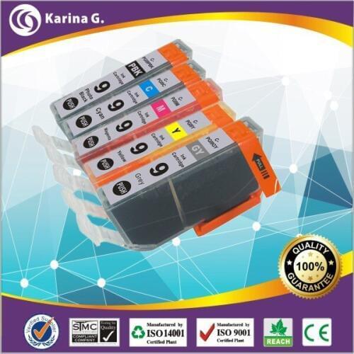 5X Compatible For Canon Inks Pro9500 MARK II PGI-9PB PGI-9C PGI-9M PGI-9Y PGI-9GY Ink tank
