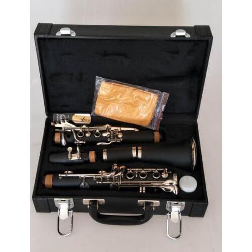 A++Excellent Hard rubber body soprano Clarinet Bb +Case Great sound