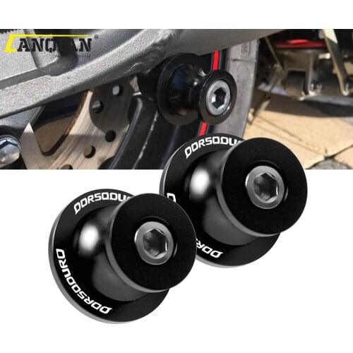 Motorcycle Accessories 6mm Swingarm Sliders Spools Stand Bobbins CNC Aluminum For Aprilia Dorsoduro 1200 2011-2015 750 2008-2016