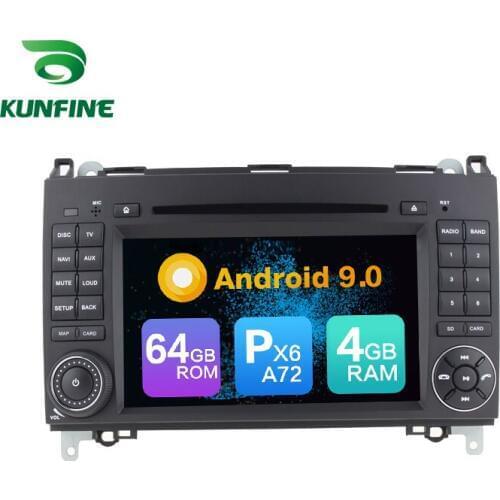 Android 9.0 Core PX6 A72 Ram 4G Rom 64G Car DVD GPS Multimedia Player Car Stereo For Benz A-class W169 2004-2012 Radio Headunit