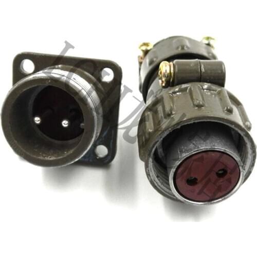 HAOGNCN Aviation Connector P20K2Q Aviation Plug Socket 2 Core Round Connector P20