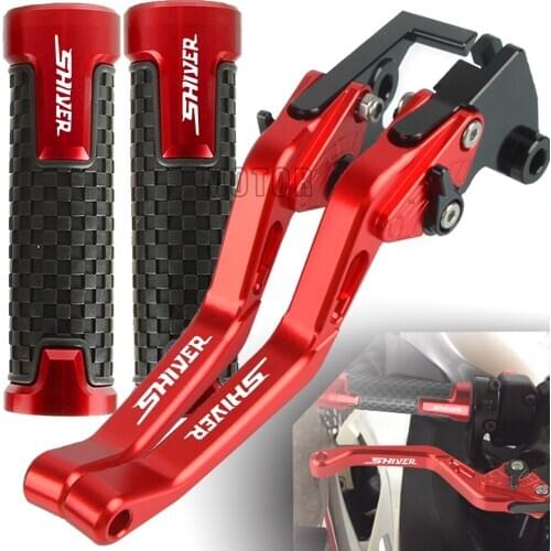For Aprilia SHIVER GT 2007 2008 2009 2010 2011 2012 2013 2014 2015 2016 17 Motorcycle CNC Brake Clutch Lever & Handle Grips Set