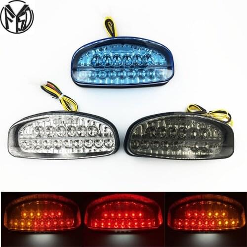 For HONDA CBR1100XX HORNET 250 1997 1998 HORNET 600 1998-2003 Motorcycle LED Rear Turn Signal Tail Stop Light Lamps Integrated