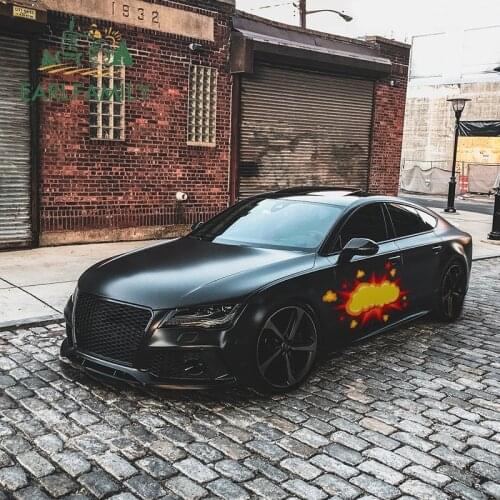 EARLFAMILY 43cm x 27.8cm for boooooom Graphics Funny Car Stickers Auto Vinyl Waterproof JDM Door Wall Decal Decoration