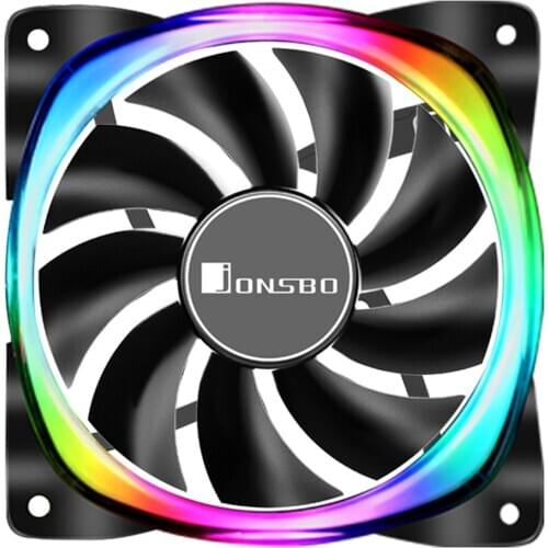 Jonsbo FR-701 12cm Cooling Fan Desktop Computer PC Case Chassis 5V ARGB Lighting Heatsink Cooler Radiator