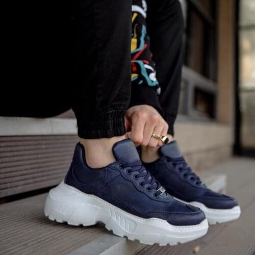 Knack-yuksek-taban-gunluk-ayakkabi-n75 Hızlı Kargolama Yeni Ürün Kaliteli Kumaş Nefes Alabilen Tüm Kıyafetlere Uygun Ürün