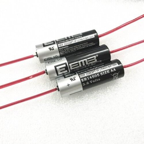 1pcs EEMB ER14505 ER14505H AA 3.6V 2400mAh energy lithium battery smart meter battery With solder pins