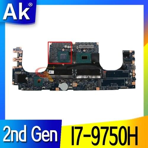 LPM-2 18809-2 For Lenovo ThinkPad X1 Extreme 2nd Gen laptop motherboard With I7-9750H CPU GPU:N18P-G0 FRU:02HM953 100% tested