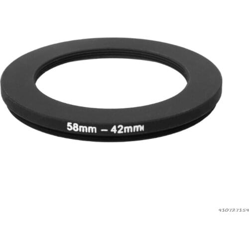 58mm To 42mm Metal Step Down Filter Lens Ring Adapter Camera Tool Accessories wholesales