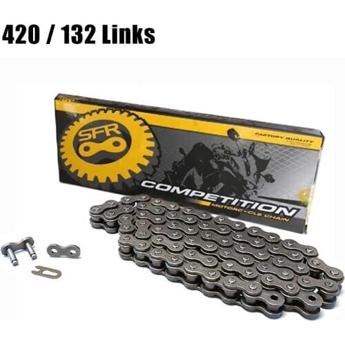 Motorcycle 420 132L Links Drive Chain for Dirt Bike ATV Quad Motocross Motorbike BMX