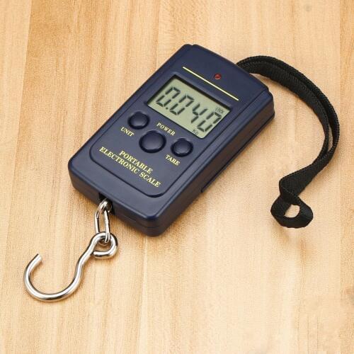 Load 40Kg Digital Weighting Fishing Scale Electronic LCD Mini Protable Pocket Hanging Multi Used Balance Fish Scale Weight Hot