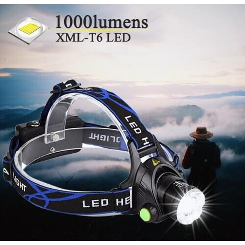 Headlamp Powerful Moton Sensor Front Lampe Headlamp 18650 Head Torch Fishing Headlights Flashlight USB LED Headlamp Head Lamp