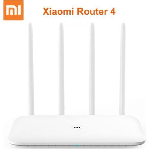 Original Xiaomi Mi Router 4 Wireless 2.4 / 5GHz Dual Band WiFi 1167Mbps 4 Antennas Network Dual Core MiNet One Key Connection