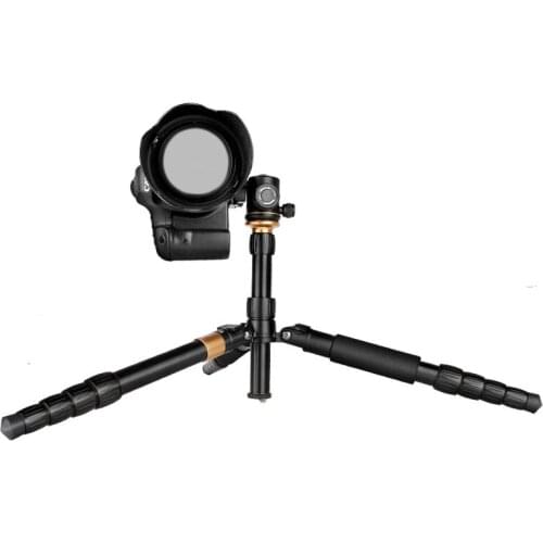 Q-278 SLR Camera Tripod Portable Tripod PTZ Aluminum Alloy Tripod
