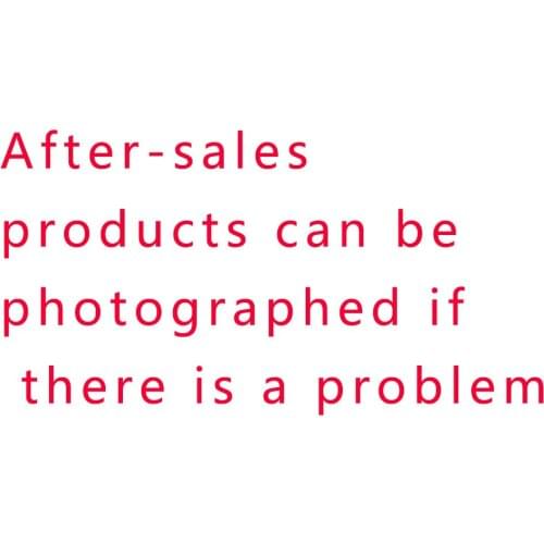 After-sales products can be photographed if there is a problem