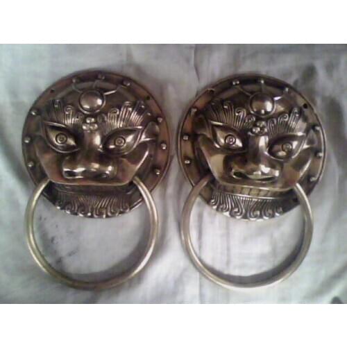 Festival decoration ornaments monster bronze knocker copper bronze knocker evil Feng Shui refinement (scheduled)