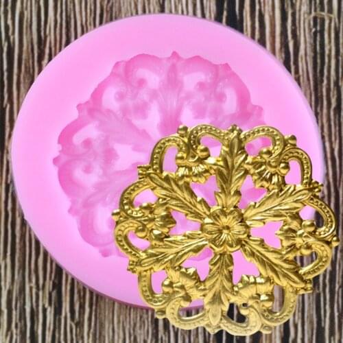 DIY Garland Relief Silicone Fondant Mold Cake Decorating Tools Chocolate Candy Mould Kitchen Baking Tool
