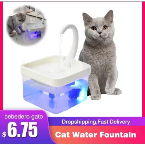 2L Cat Water Fountain Dog Drinking Bowl Pet USB Automatic Water Dispenser Super Quiet Drinker Auto Feeder For Cat bebedero gato