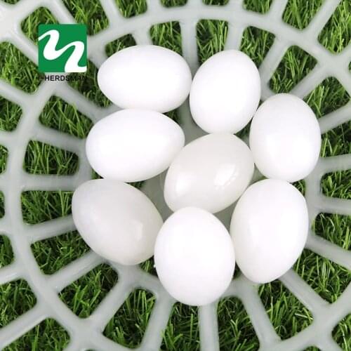 8 Pcs Plastic lifelike Simulation Bird Eggs Pigeon Quail Fake Egg Aviculture Tools Nest Hatching eggs