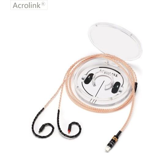Acrolink IM50 DIY Earphone Pcocc Audio Cable Repair Replacement Headphone with 16 cores knitting