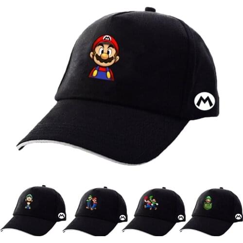 Mario Anime Embroidered Breathable Sunscreen Baseball Cap Baita Summer Dad Hat Ladies Men Fashion Cartoon Rebate snapback