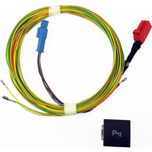 SCJYRXS 1TD927122 1K0 927 122A 1TD 927 122 1K0927122A Automatic Parking Radar Assisting Switch + Cable Plug For Golf MK6