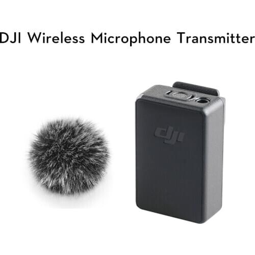 Original dji wireless microphone transmitter sends wireless audio signal for convenient use for pocket 2 accessories