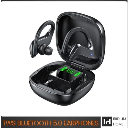 TWS MD03 Earphones Charging Box Stereo Sports Waterproof Wireless Bluetooth Headphones fone Headphones for Smartphone Portable