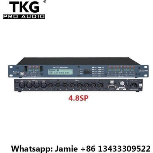 TKG DSP Digital performance Karaoke processor 4.8 SP 4 In and 8 Output Sound Processor dj sound audio Equipment 4.8SP processor