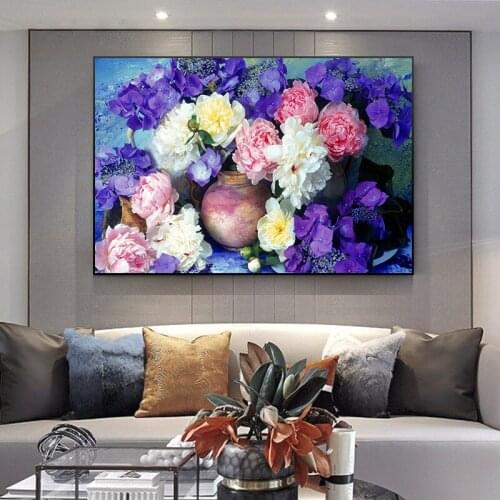 Graffiti Art Retro Canvas Painting Wall Decoration Still Life Flowers Posters and Print Pictures Wall Art Cuadros Home Decor