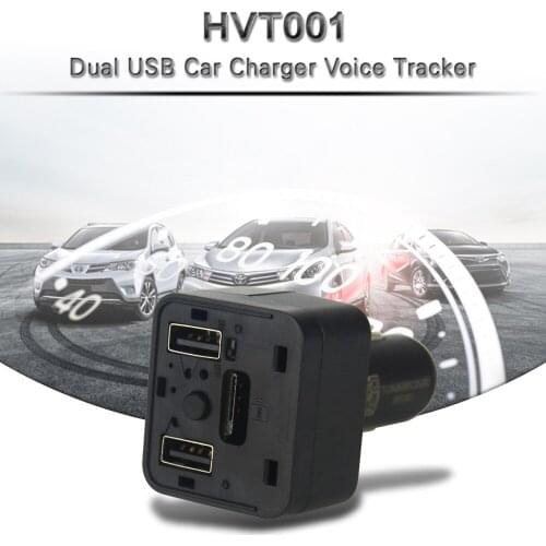 HVT001 Concox Mini Car Charger GPS Tracker Dual Charging Port Real Time Tracking Device GSM GPRS Tracking With Device SOS Call