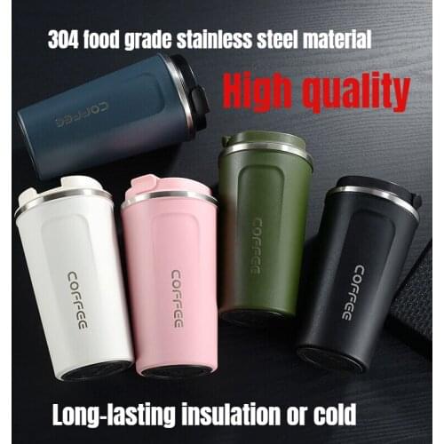 Insulation Cup 304 Stainless Steel Coffee Cup Vacuum Office Cup Creative Outdoor Leisure Car Cup coffee mug