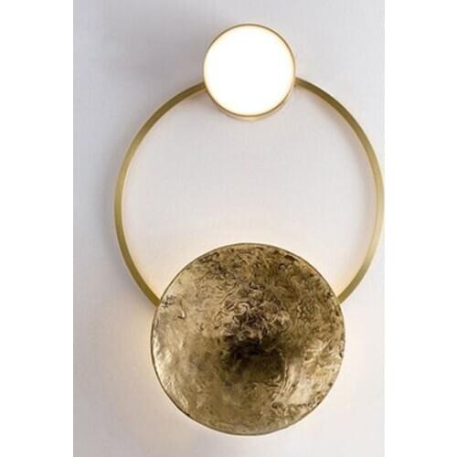 Loft luminaria glass ball dining room bedroom bedside luminaria de parede home deco