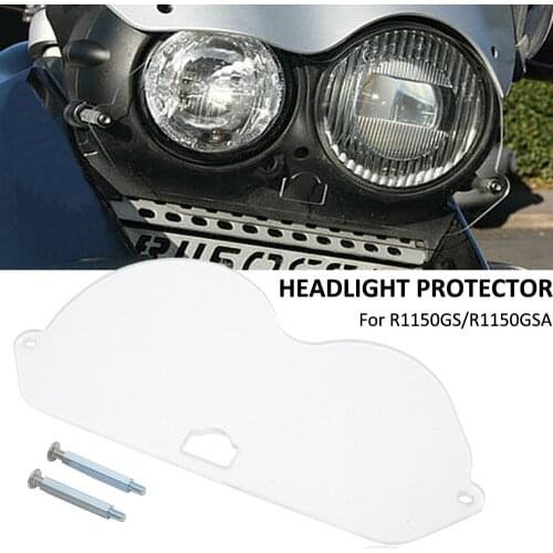 NEW Acrylic Motorcycle For BMW R1150GS R1150GSA R 1150 GS GSA Headlight Protector Guard Lense Cover