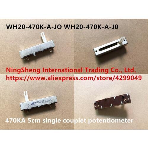 Original new 100% WH20-470K-A WH20-470K-A-JO WH20-470K-A-J0 470KA 5cm single couplet potentiometer (SWITCH)