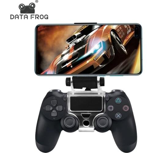 Data Frog Smart Mobile Phone Stand For PS4 Controller Clip Clamp Mount Holder Support for PS4 Console Stand For PS4 Slim Pro