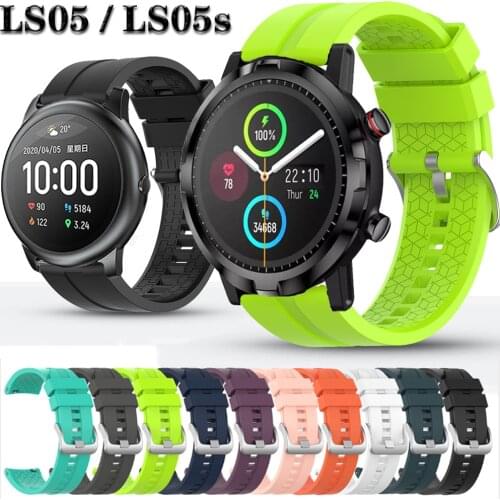 For Xiaomi Haylou Solar LS05 LS05s Strap Quick release Silicone watchbands Sport Bracelet 22mm Watch band Wristband