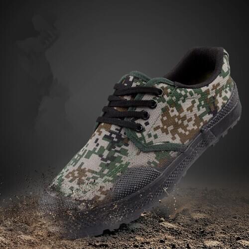 ZXWFOBEY 2019 Mens Casual Labor Shoes Camouflage Military Training Wear Site Mens Farm Work Shoes Steel Toe Safety Shoes