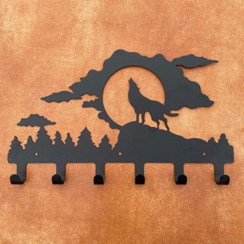 1Pc Iron Wall-Mounted Coat Clothes Hook Rack Wall-Mounted Durable Practical Iron Wall Hook for Bedroom