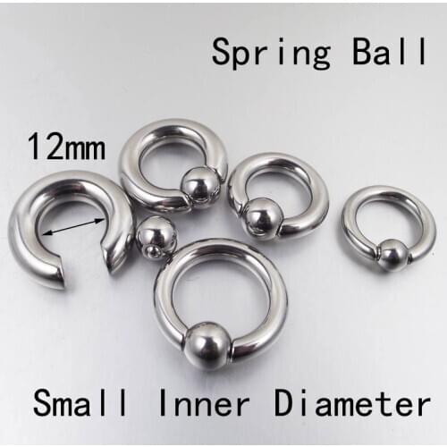 1 Piece Small Diameter Stainless Steel Captive Bead Hoop CBR PA Ring Ear Plug Body Piercing Jewelry