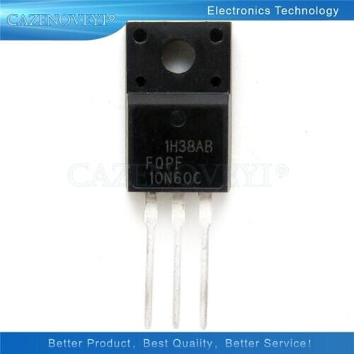 10pcs/lot FQPF10N60C TO-220 10N60C 10N60 TO220 FQPF10N60 new MOS FET transistor In Stock