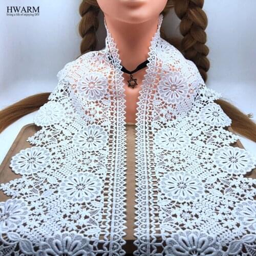 10yards 15.5cm african lace fabric ribbon trim accessories DIY fashionable wedding decoration for home costura sewing laces