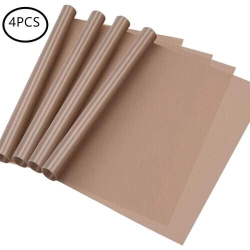 4 Pack Sheet for Heat Press Transfer Sheet 16" x 12"Non Stick Heat Transfer Paper Washable Reusable Heat Resistant Baking Sheets