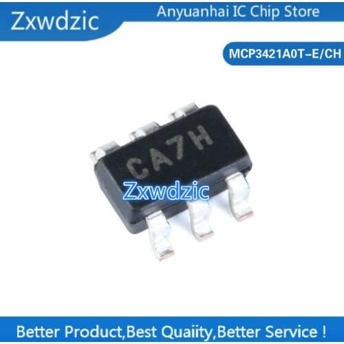 5PCS MCP3421A0T-E/CH SOT23-6 MCP3421A0T-E/C SOT23 MCP3421A0T-E MCP3421A0T MCP3421AOT-E/CH MCP3421 SOT MCP3421AOT