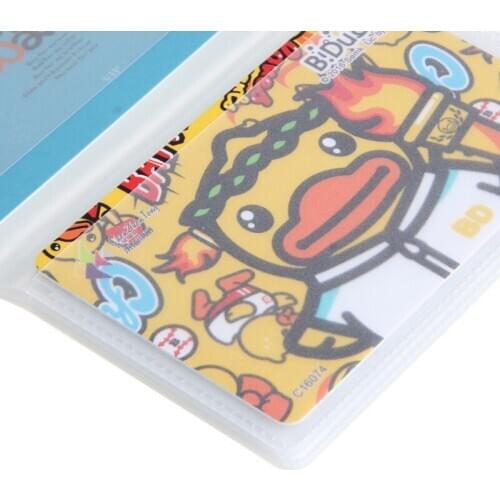5 x 6Page 24Card Plastic Wallet Insert For Bifold Business Credit Card Holds XXUC