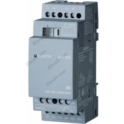 6ED1055-1MD00-0BA2 LOGO! AM2 RTD Expansion Module Original New In Box