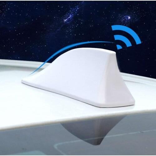 Car Antenna Self-adhesive Universal Shark Fin Shape Radio FM Signal Aerial Trim for Auto Exterior Parts Auto Replacement Parts
