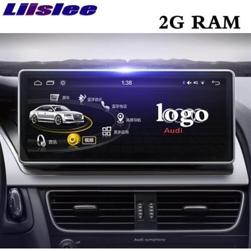 Lislee Car Multimedia Player NAVI For Audi A5 8T 2007~2016 CarPlay Adapter Radio Screen WIFI MAP GPS Screen Navigation