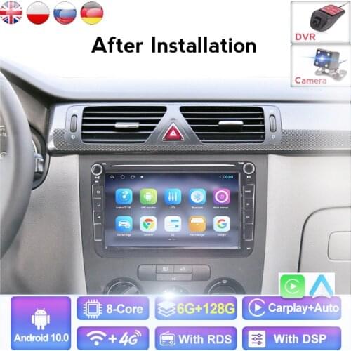 8'' Autoradio 2din Android system Car Radio Gps Navigation Bluetooth Wifi For Volkswagen For Vw For Skoda For Golf For Polo Cars